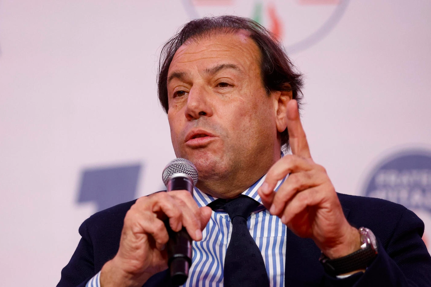 Il viceministro all’Economia, Maurizio Leo, 67 anni