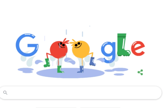 Doodle di Google sugli stivali Wellington (Google)