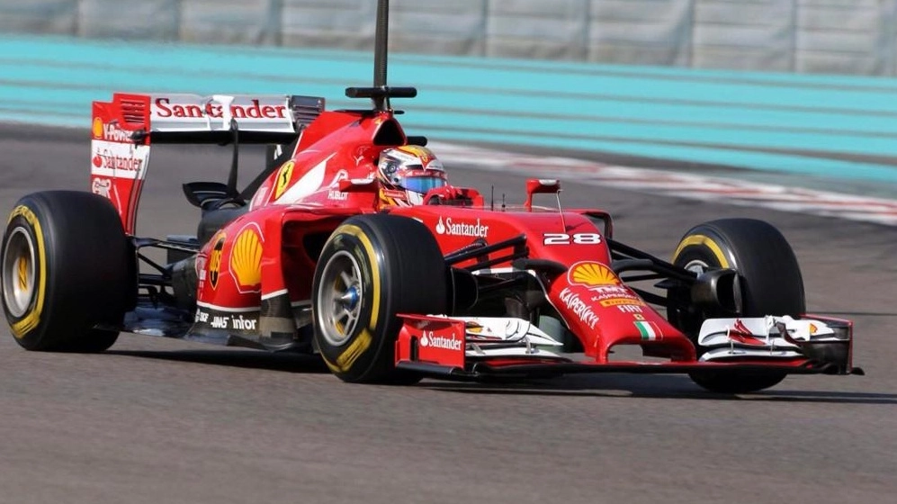 Raffaele Marciello in pista con la Ferrari (Foto Twitter)