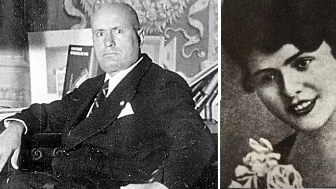 Benito Mussolini e la figlia naturale Elena Curti 