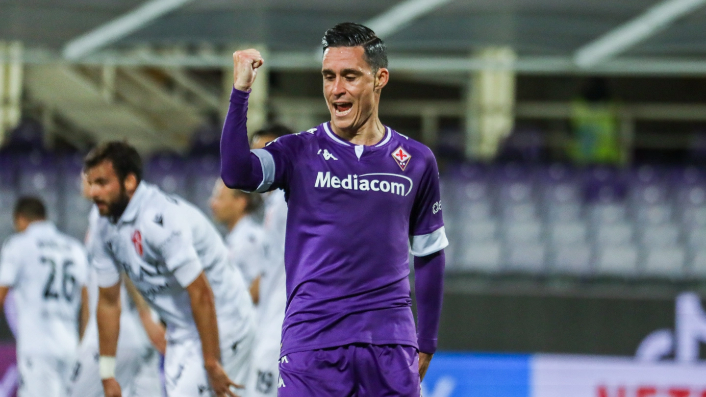 Coppa Italia, Josè Maria Callejon, a segno nel 2-1 della Fiorentina sul Padova