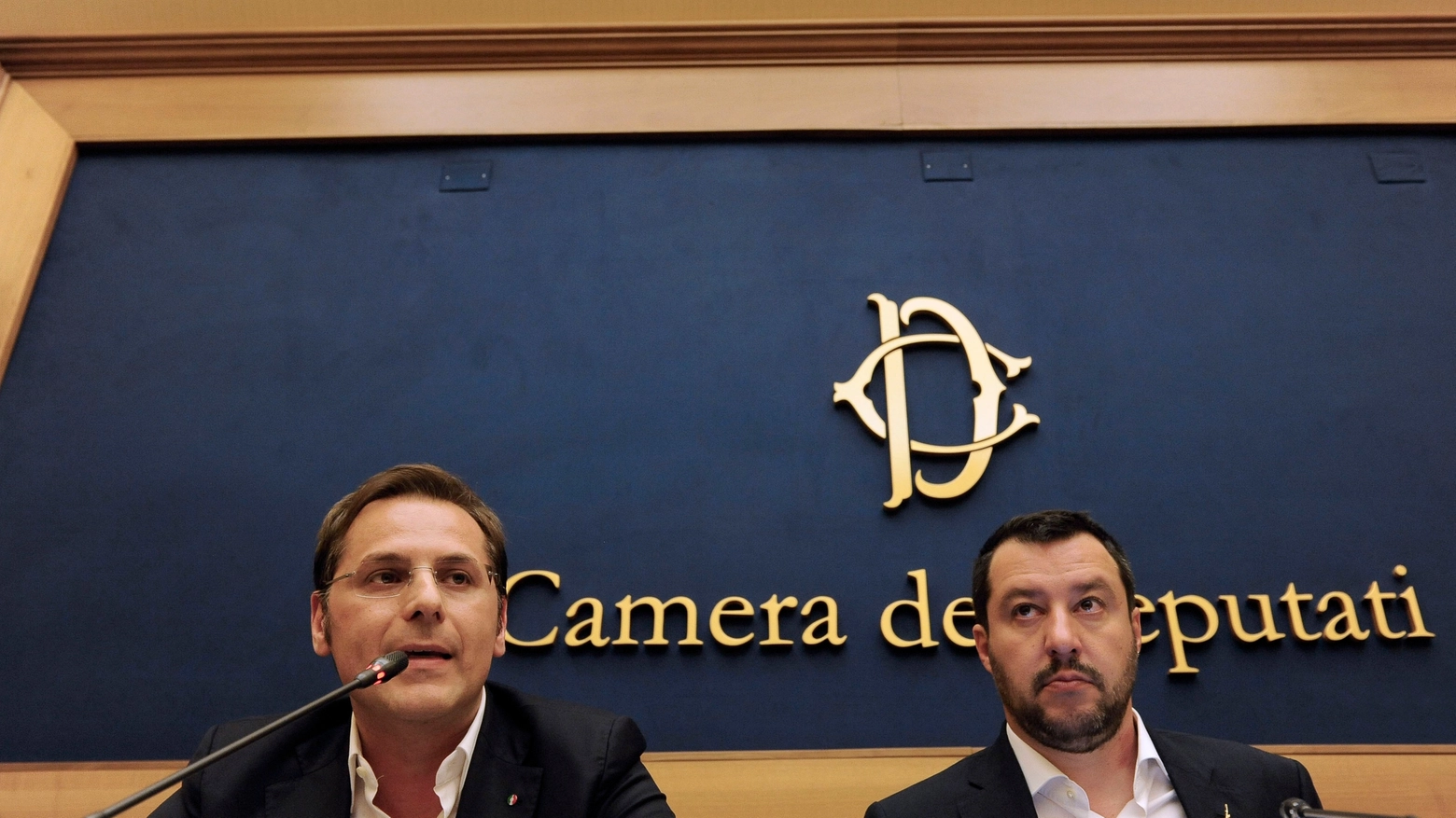 Armando Siri e Matteo Salvini (ImagoE)