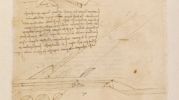 Dal Codice Atlantico di Leonardo da Vinci, il foglio 126v