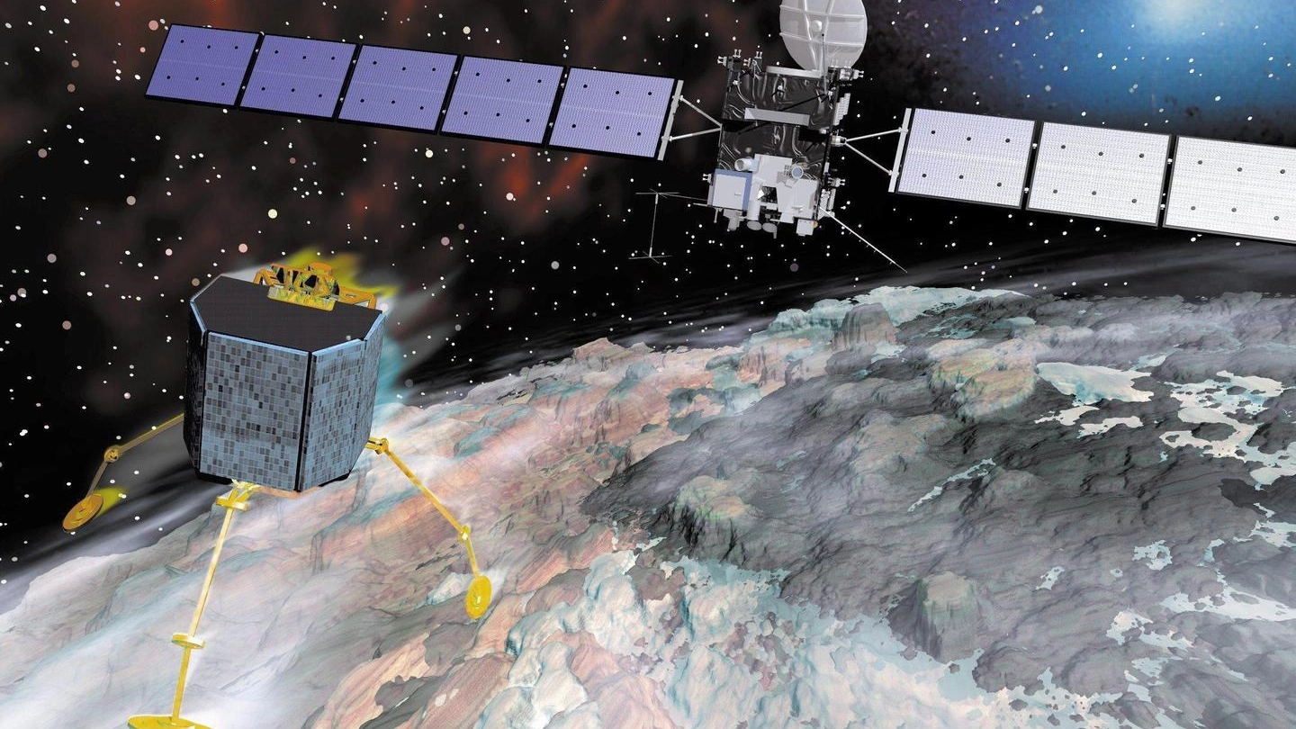 Rosetta dice addio al lander Philae (Ansa)