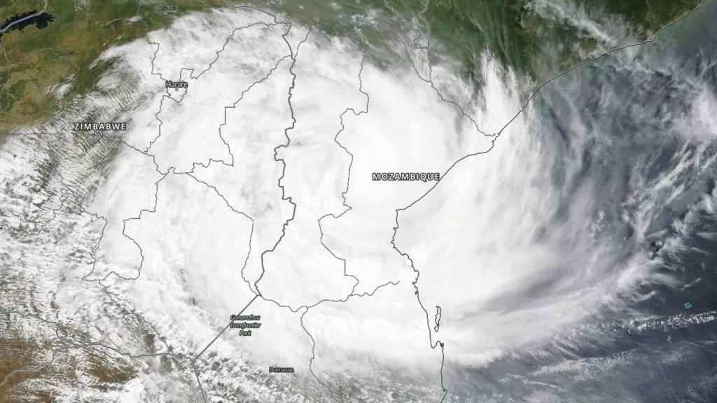 Il ciclone tropicale Idai fotografato dalla Nasa