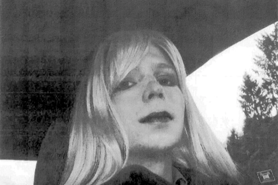 L'ex analista Bradley 'Chelsea' Manning, in una foto diffusa dal Pentagono (Ap)