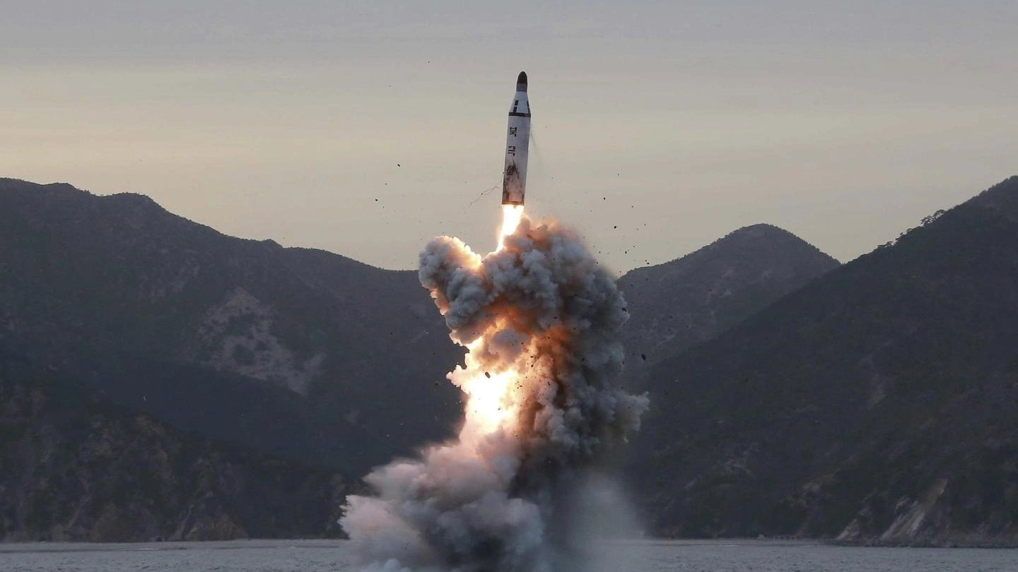 Test missilistico in Corea del Nord (Ansa)