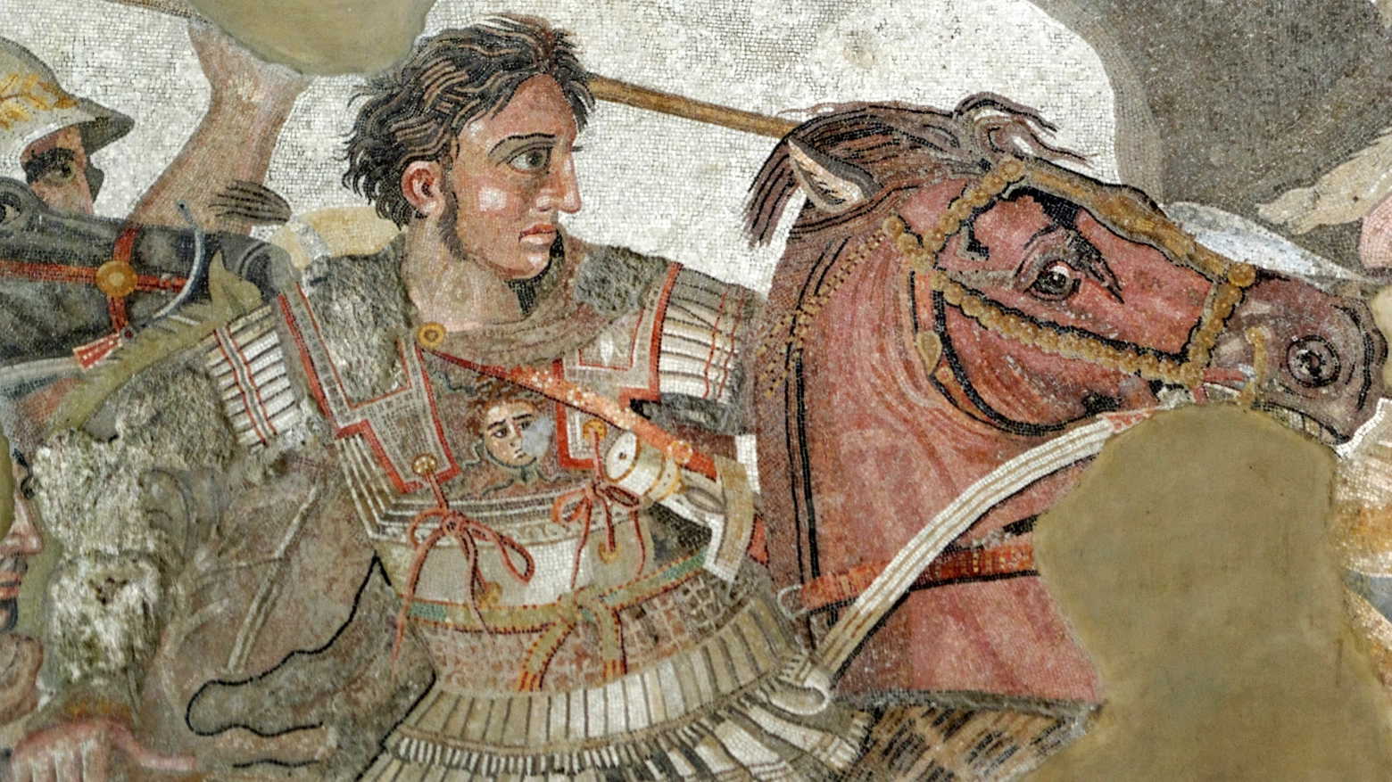 Alessandro Magno nella battaglia di Isso (Museo archeologico nazionale di Napoli)