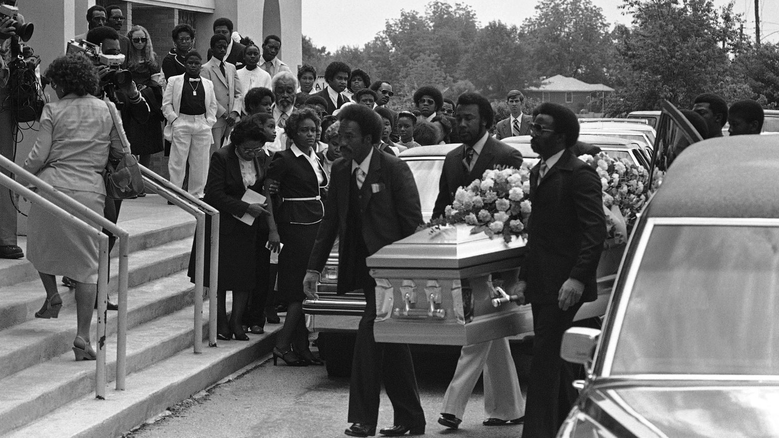I funerali di una delle vittime del serial killer di Atlanta