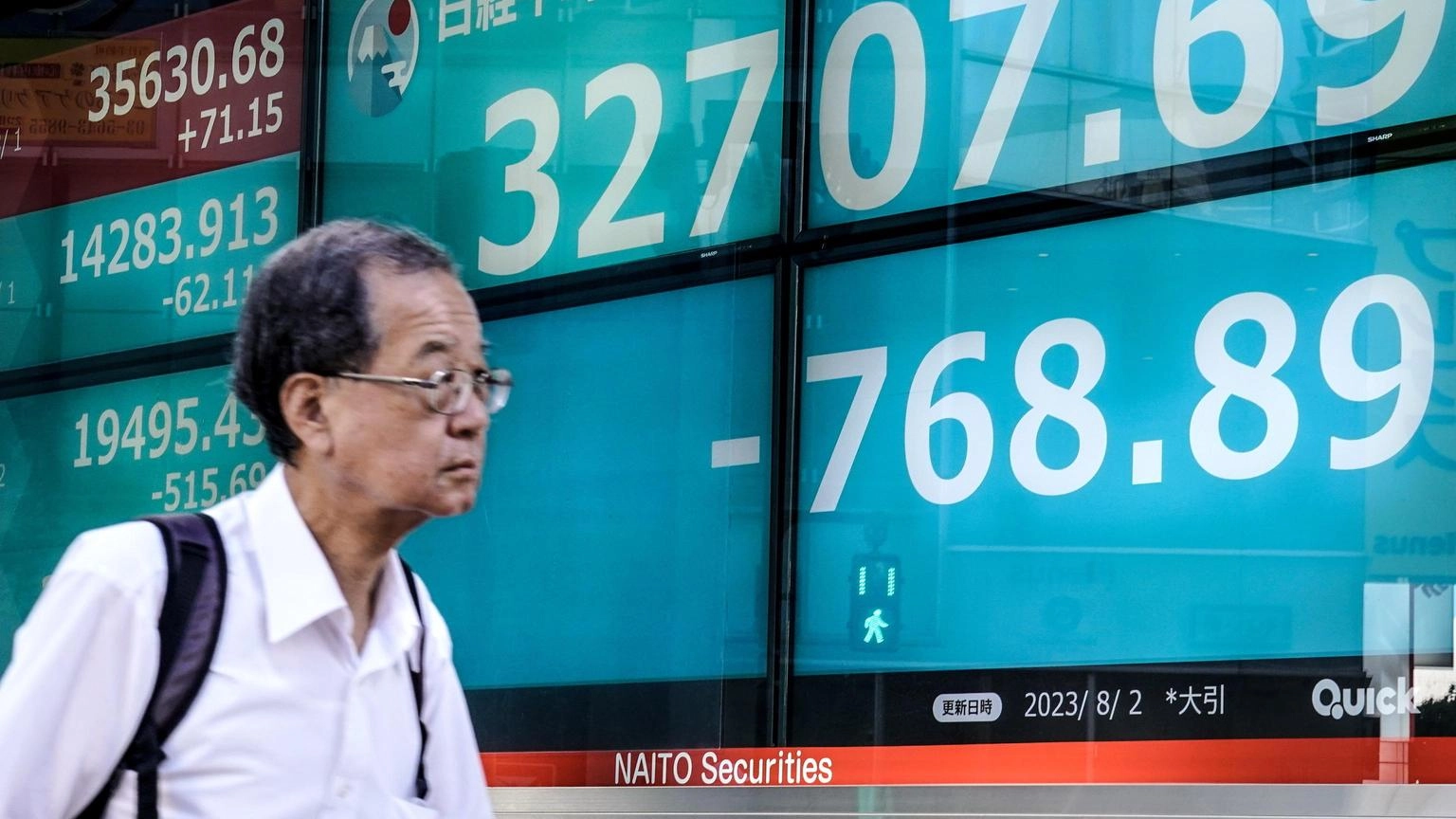 Borsa, Asia soffre frenata cinese, male Hong Kong