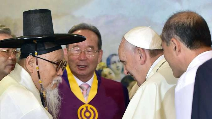 Papa a leader fedi Corea, costruire pace