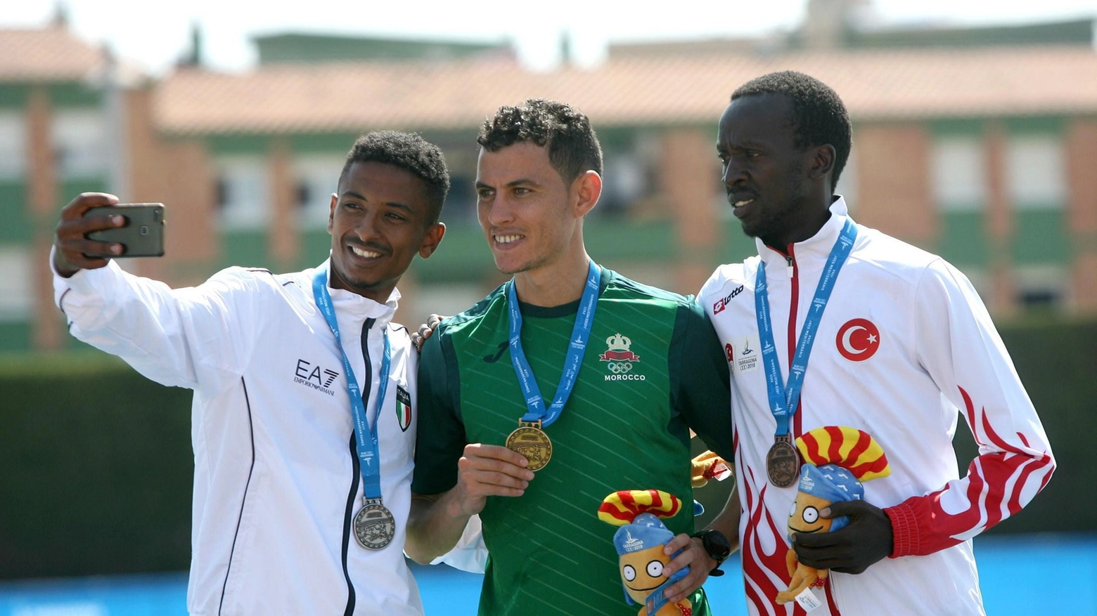 Eyob Faniel sul podio ai Giochi del Mediterraneo
