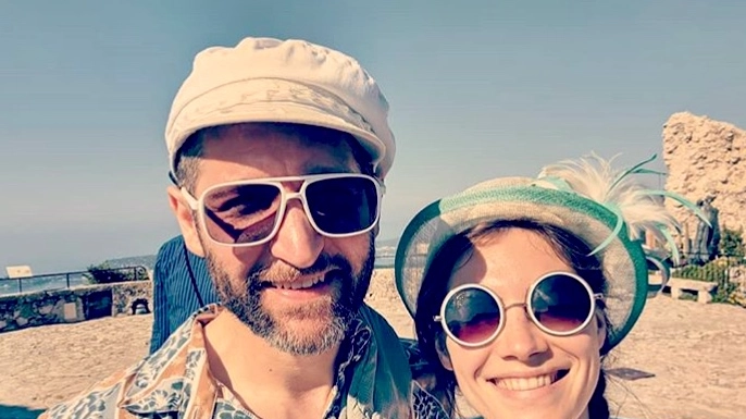Amanda Knox con il fidanzato a Nizza (da Instagram)