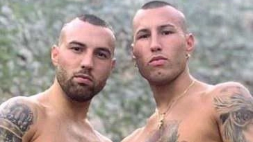 I fratelli Bianchi: Marco 24 anni a sinistra, e Gabriele 26 anni