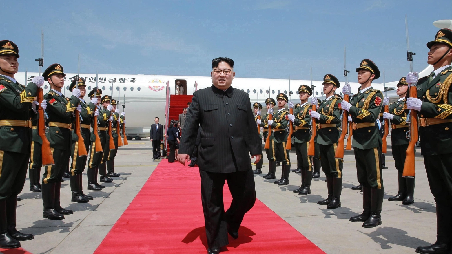 Kim Jong-un arriva in Cina