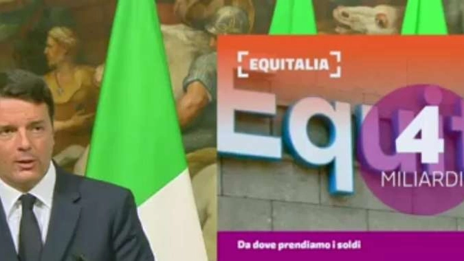 Renzi, 4 miliardi da chiusura Equitalia