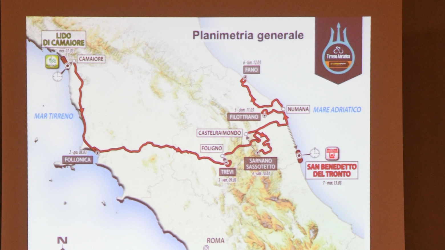Presentazione Tirreno Adriatica 2018 (Lapresse)