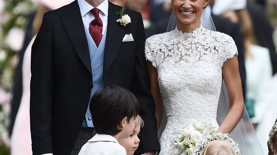 Il matrimonio di Pippa Middleton con James Matthews (Afp)