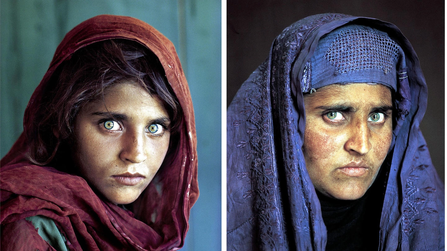 A Roma Sharbat Gula, la ragazza afgana della foto di McCurry