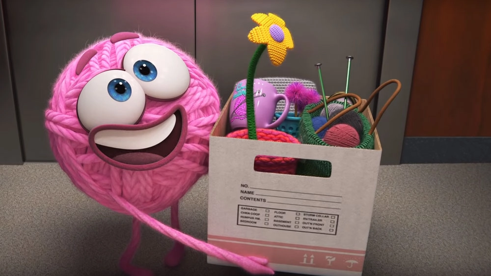 Uno screenshot del cortometraggio 'Purl' – Foto: Pixar Animation Studios