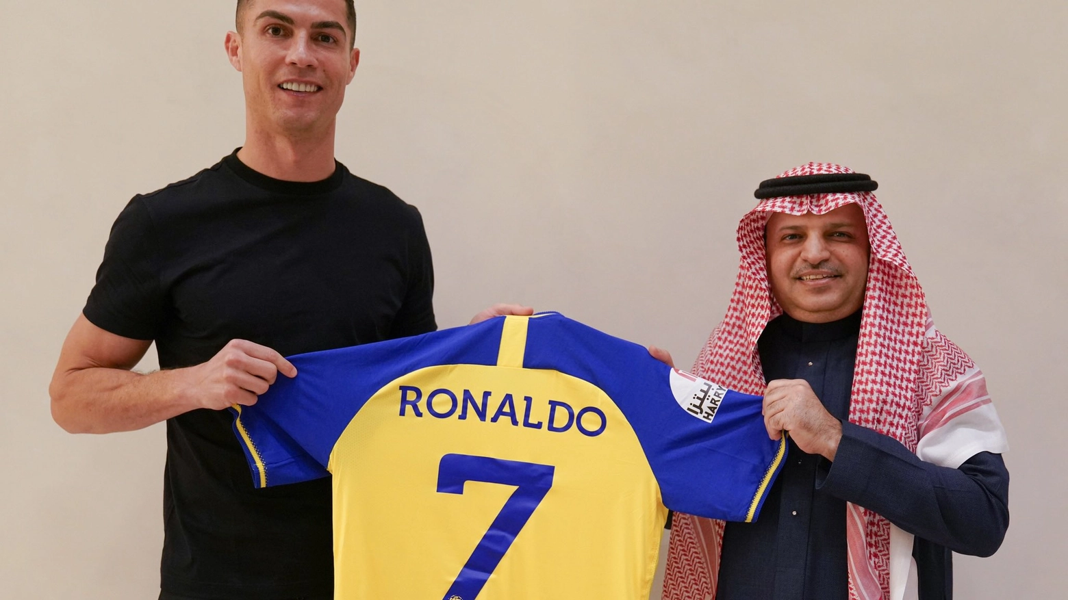 Cristiano Ronaldo ha firmato con la squadra dell'Al Nassr (Twitter)