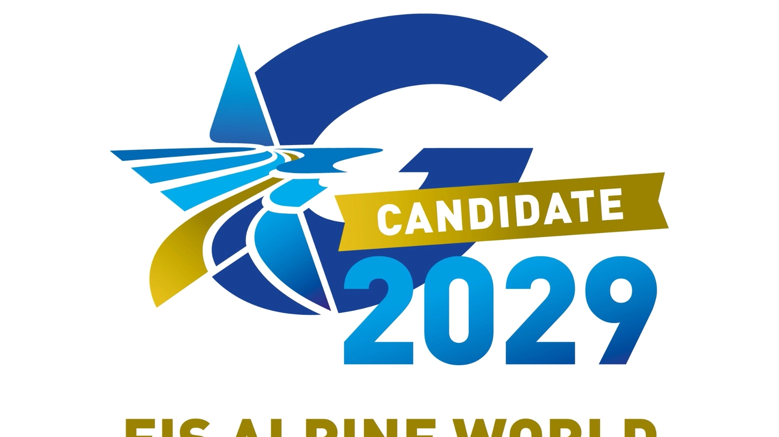 Il logo di Val Gardena candidata ai mondiali 2029