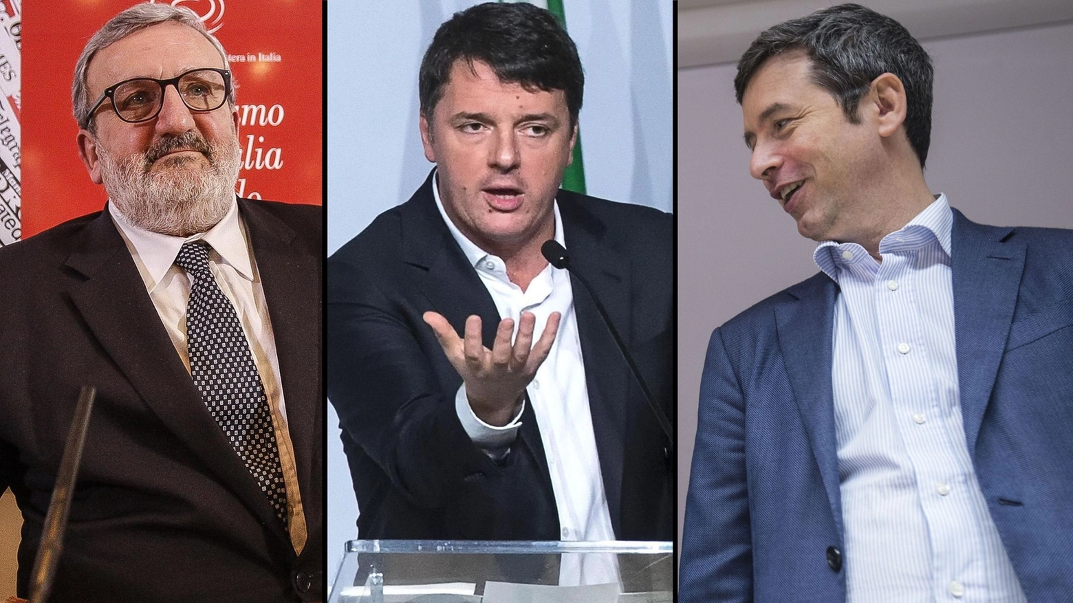 Emiliano, Renzi e Orlando: tre sfidanti per le primarie Pd