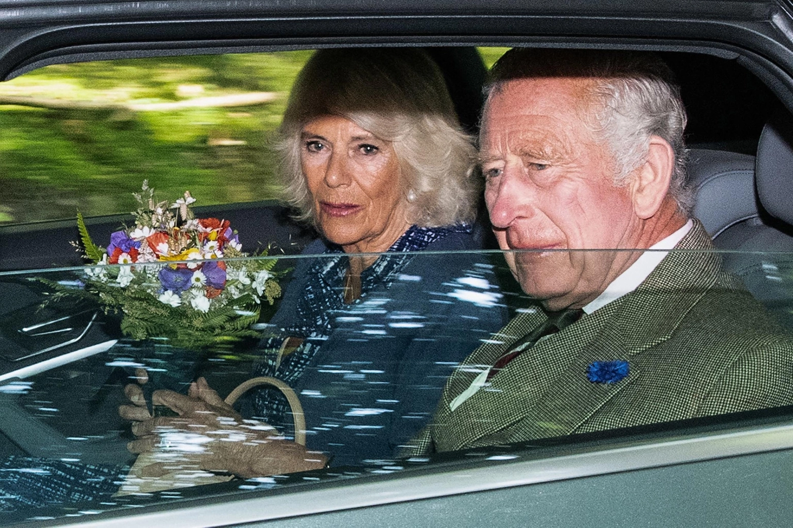 Re Carlo con la regina Camilla