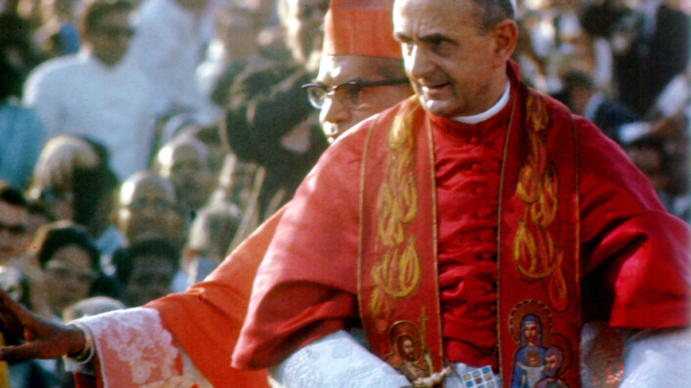 Papa Paolo VI in una foto d'archivio (Ansa)