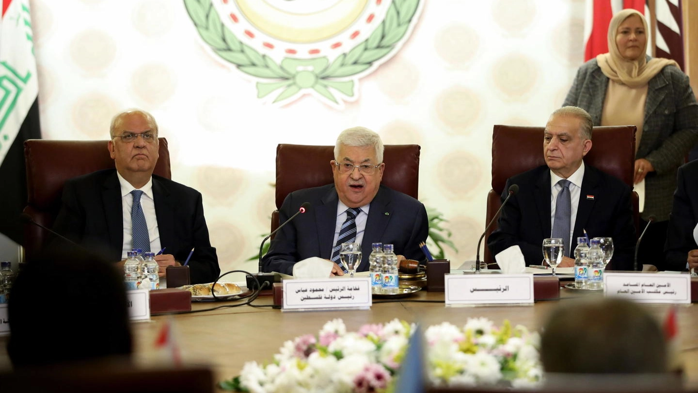 Il presidente dell'Autorità nazionale palestinese Mahmoud Abbas   (Ansa)