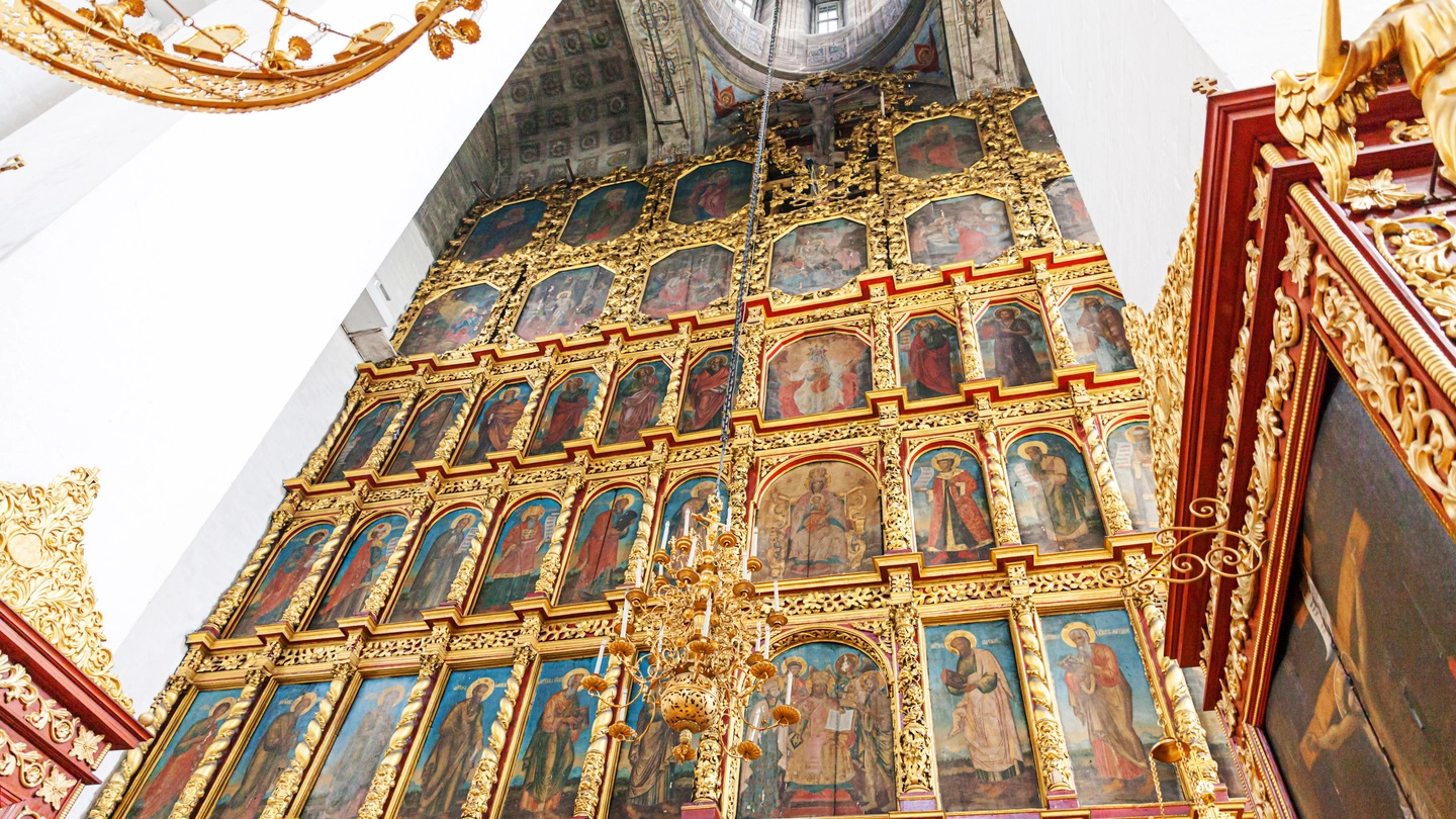 Chiesa ortodossa, icone tradizionali (Archivio)
