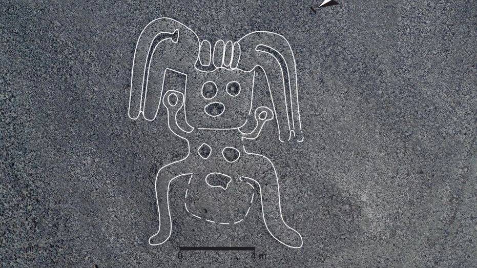 La nuova figura trovata a Nazca, Perù – Ymagata University