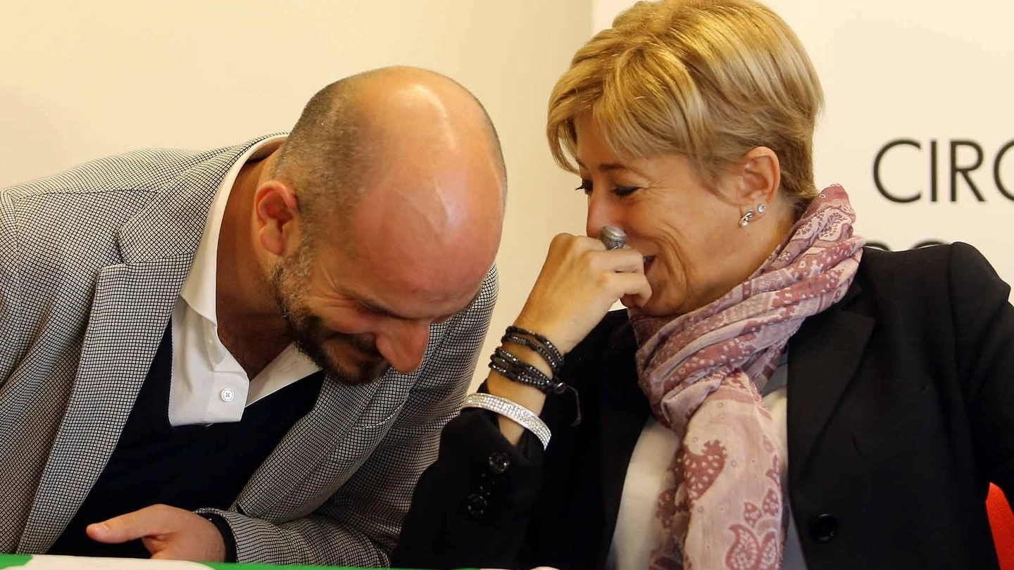 Paolo Calvano e Marcella Zappaterra del Partito Democratico (foto Businesspress)