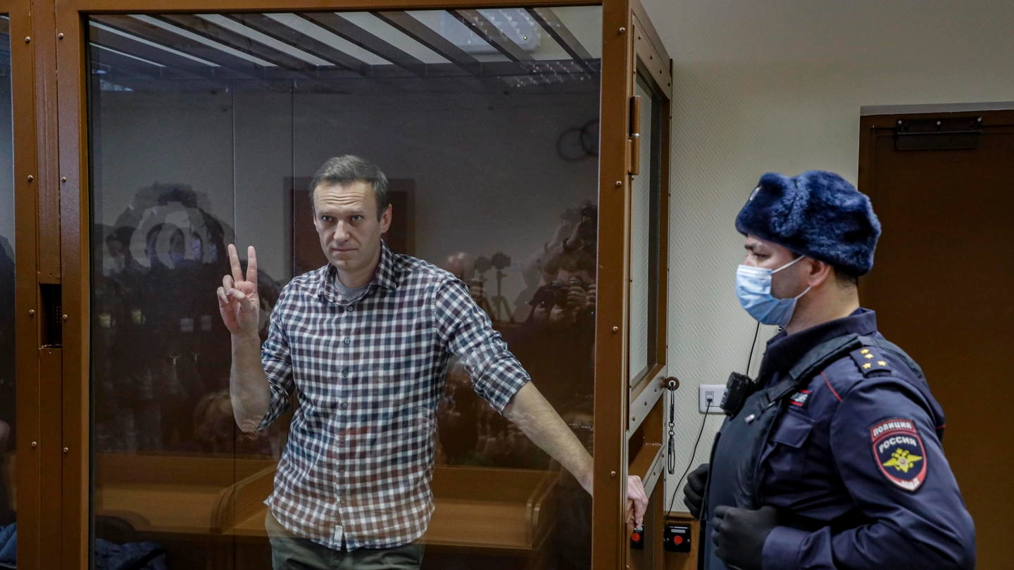 L'oppositore russo Alexei Navalny nell'ultimo processo