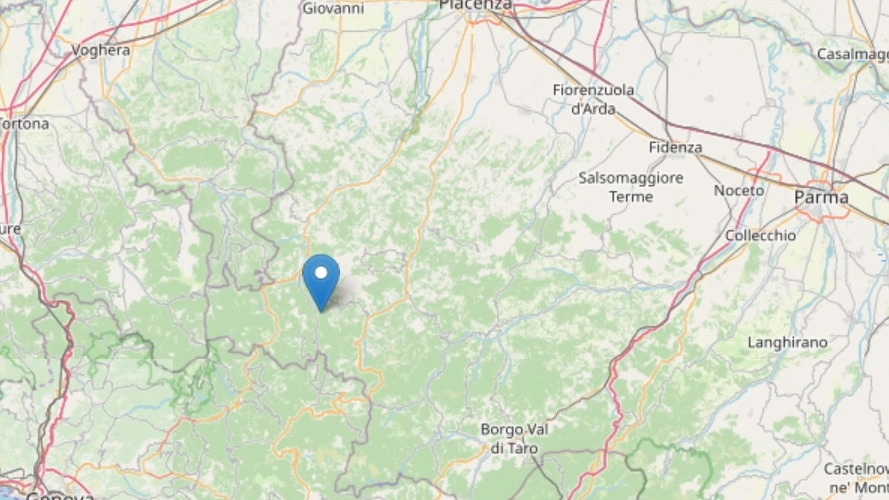 Terremoto in provincia di Piacenza, magnitudo 4.2 con epicentro Cerignale