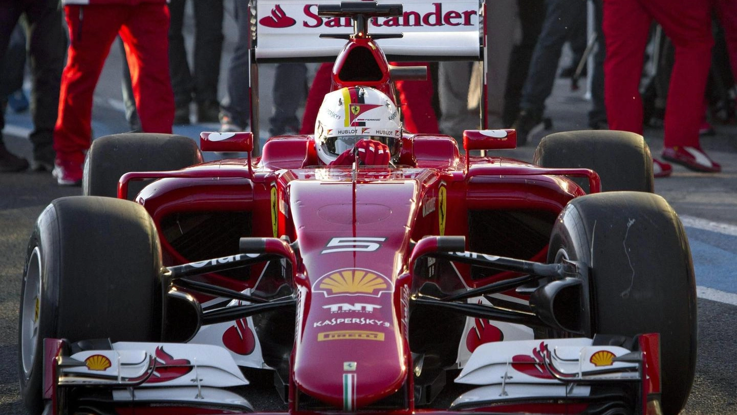  Sebastian Vettel prova a Jerez la nuova Ferrari (Ansa)