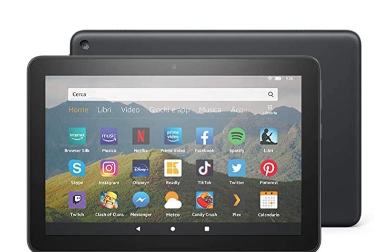 Nuovo tablet Fire HD 8 su amazon.com