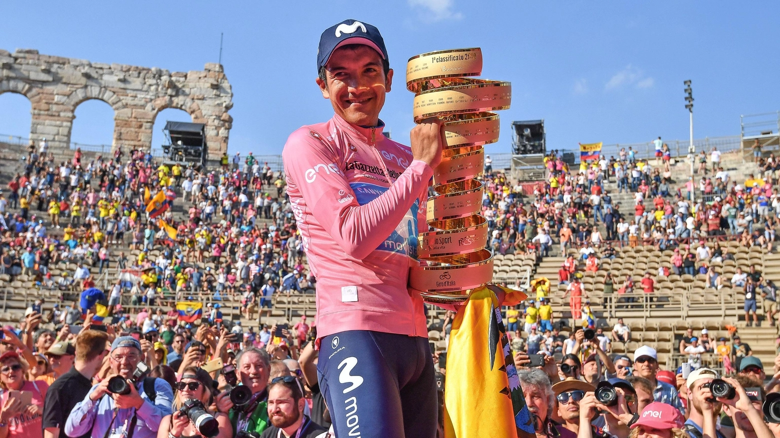 Richard Carapaz, vincitore del Giro d'Italia 2019