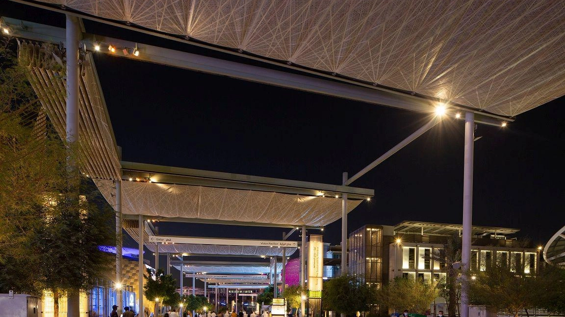 i-Mesh ha realizzato la copertura della promenade di Expo 2020 Dubai