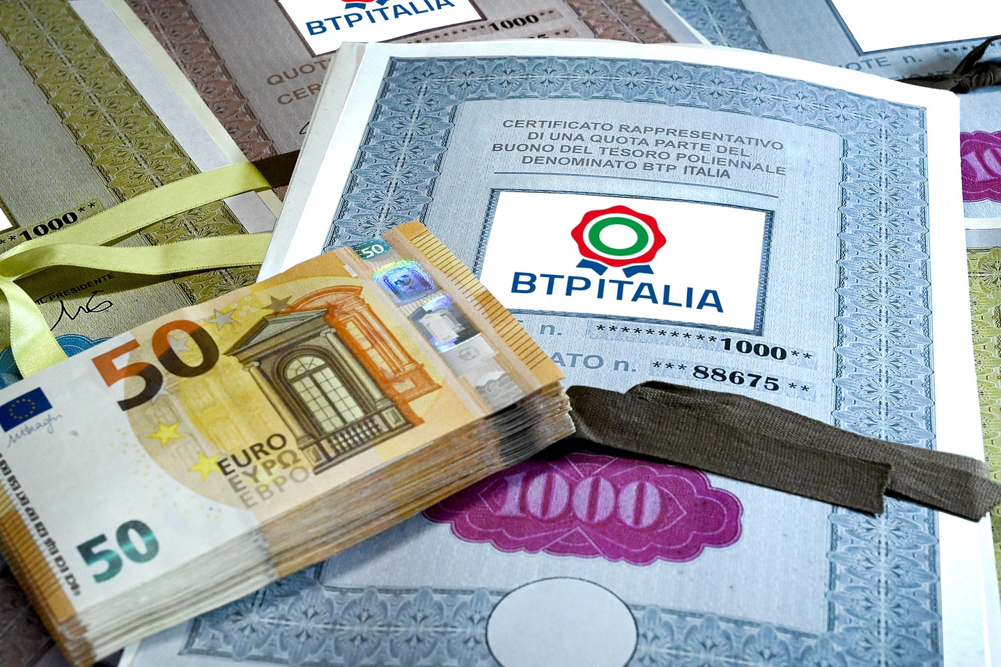 Btp Italia (foto Imagoeconomica)