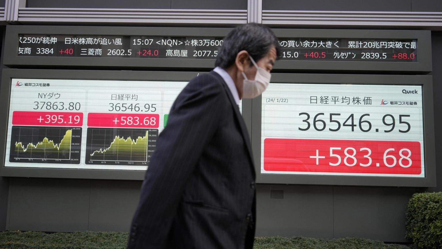 Borsa: l'Asia entra nell'anno del Dragone con un rally