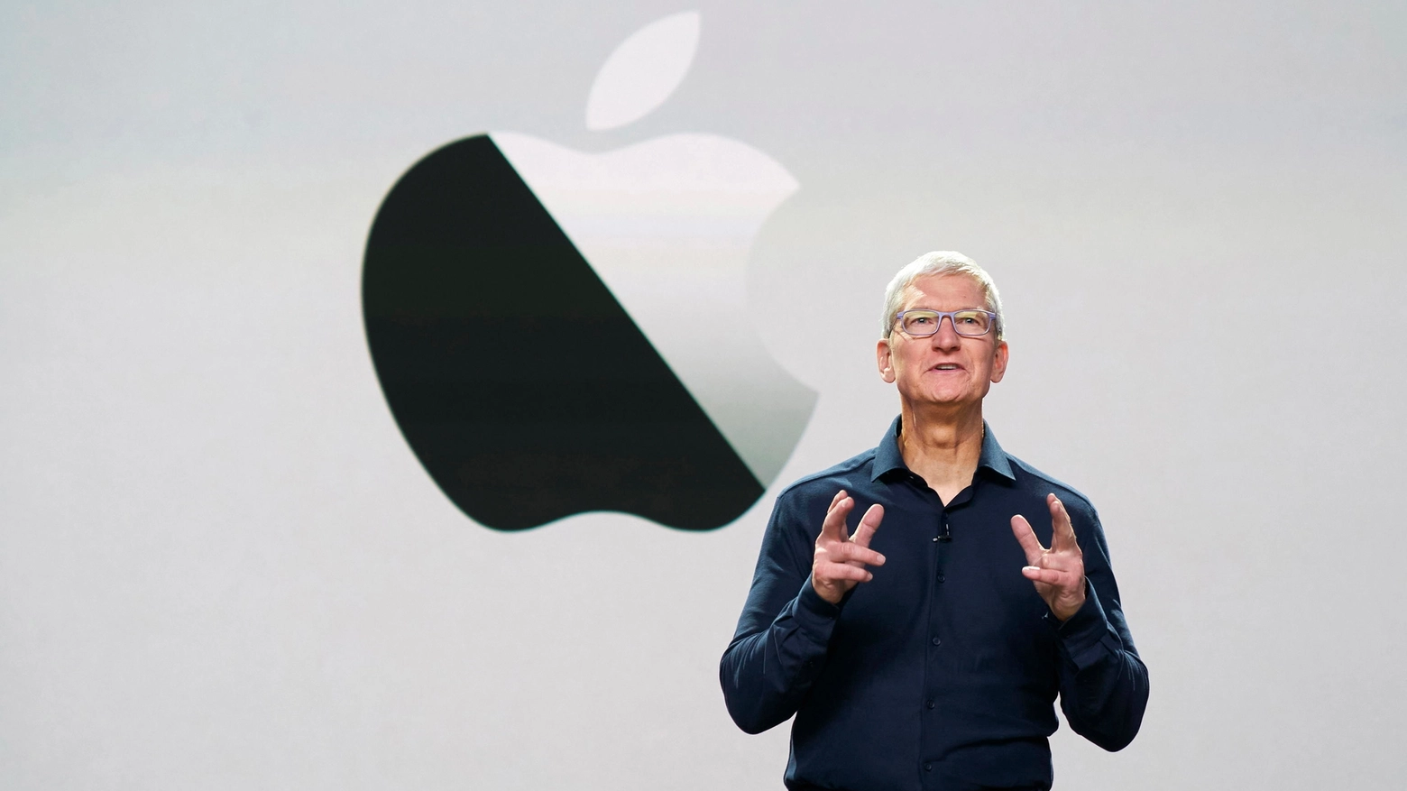 L’amministratore delegato di Apple, Tim Cook, 60 anni. Guida la società dal 2011
