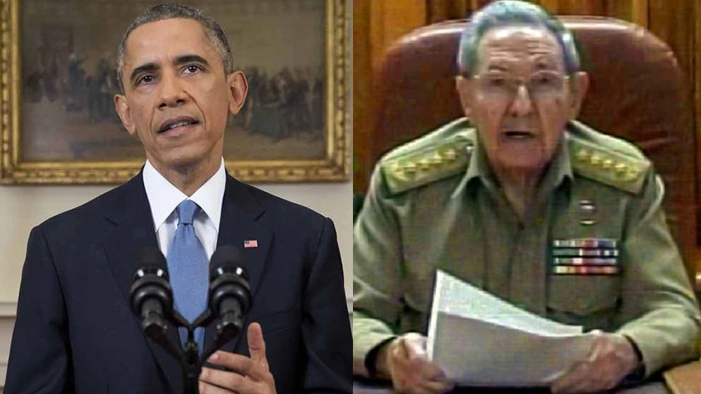 Barack Obama e Raul Castro (Ap/Afp)