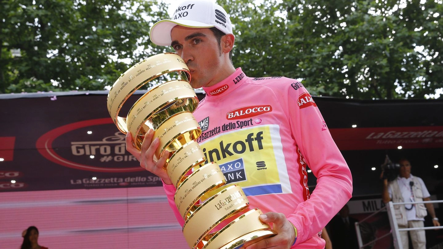 Alberto Contador, vincitore del Giro d'Italia 2015 (Afp)