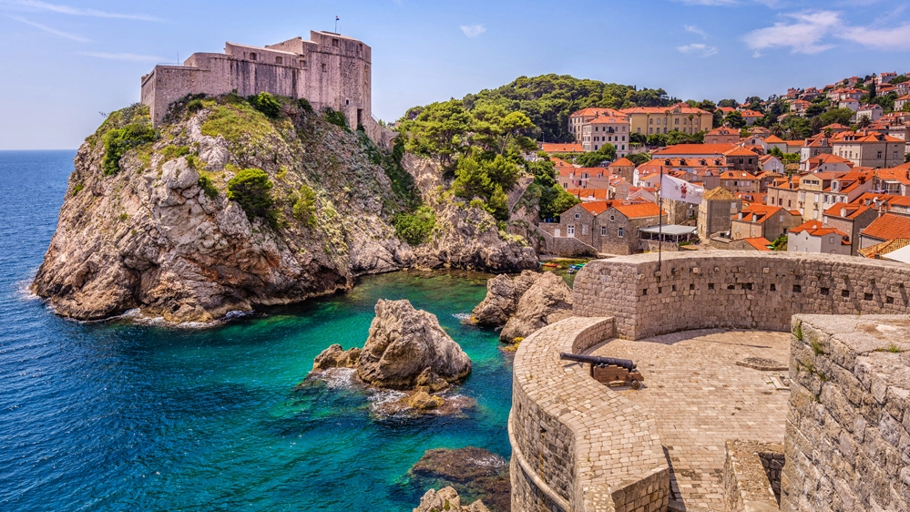 La città di Dubrovnik, utilizzata come set per 'Il Trono di Spade'