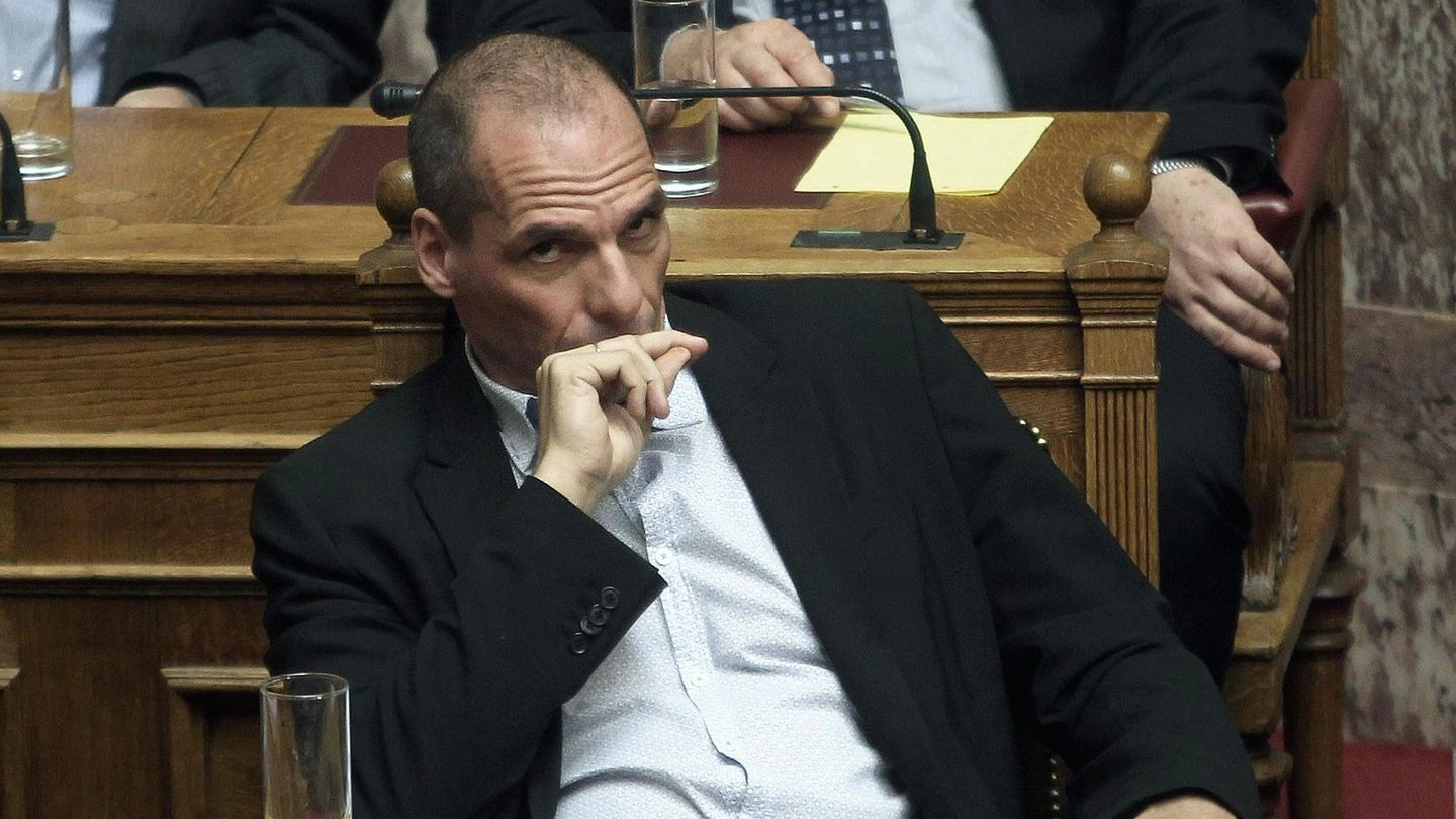 Il ministro delle Finanze greco Varoufakis (Ansa)