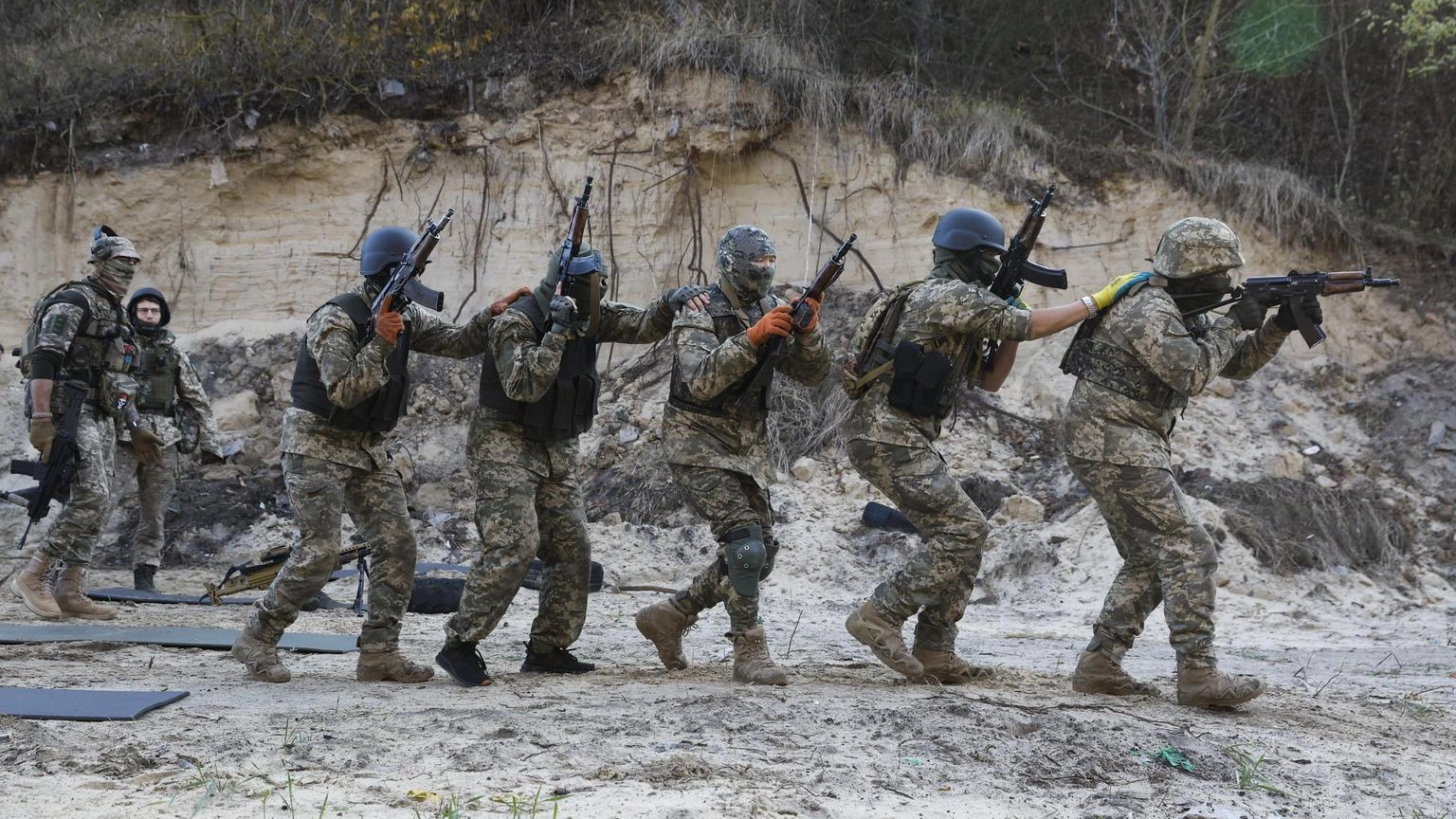 Soldati russi nell'offensiva in Ucraina