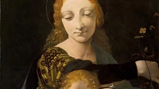 Giovanni Antonio Boltraffio  (Milano 1467 – 1516) Madonna con il Bambino 