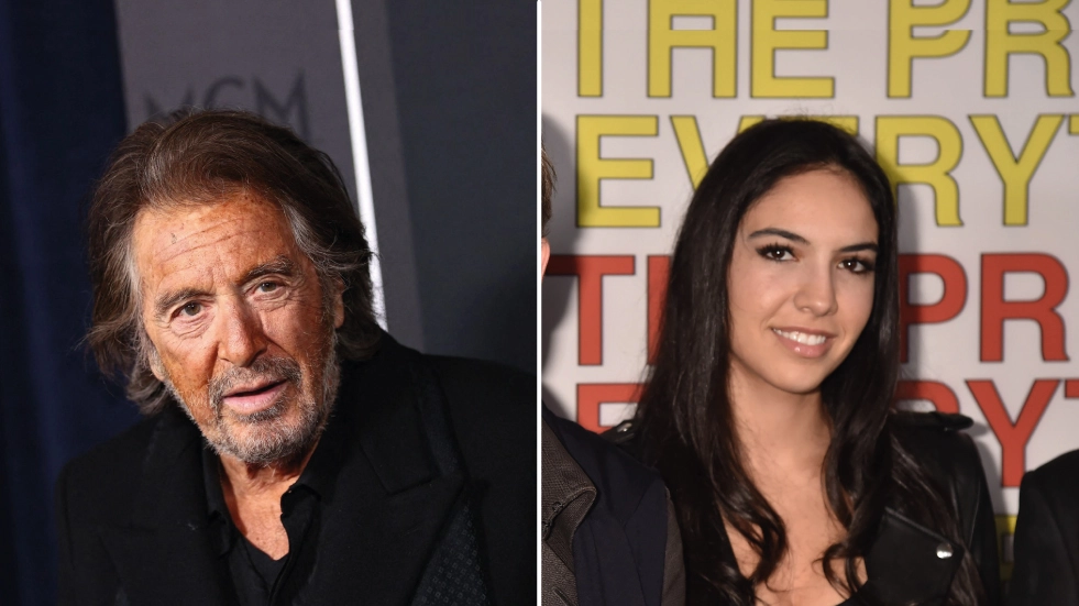 Al Pacino e la fidanzata Noor Alfallah, neomamma di Roman, quarto figlio dell'attore
