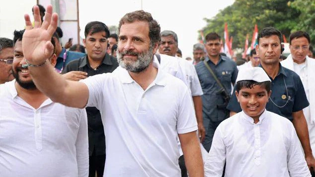 A piedi per unire l’India Il figlio di Sonia Gandhi come Forrest Gump